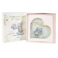 Me to You Glass Heart Shaped Wedding Plaque Extra Image 1 Preview